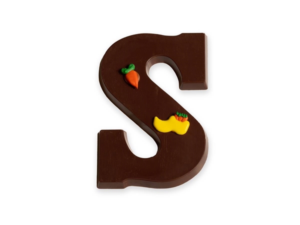 Chocoladeletter puur groot